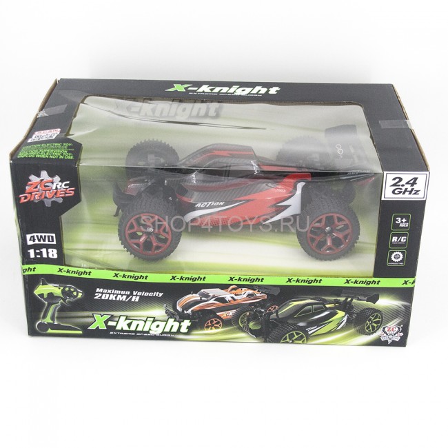 Радиоуправляемая багги ZC X-Kinght Action Red 4WD 1:18 2.4G - 333-GS06B