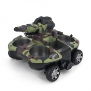 Радиоуправляемый танк-амфибия, стреляющий водой 2.4G - YED-24883A