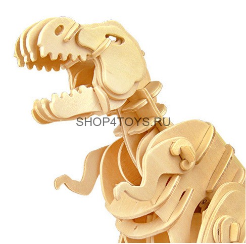 Деревянный конструктор, звуковой контроль для движения D-LEX Тираннозавр - EL-D210