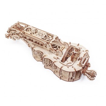 Деревянный 3D конструктор Ugears &quot;Харди-Гарди струнный инструмент&quot; - 70030 Харди-Гарди - это уникальный дизайн, множество технических элементов и деталей, которые превращают сборку в захватывающую игру. Соберите данную модель своими руками и почувствуйте себя Страдивари!