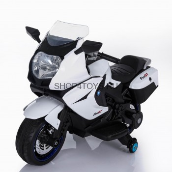 Детский электромобиль мотоцикл BMW K1200GT White 12V - XMX316-WHITE Детский электромобиль мотоцикл BMW K1200GT White 12V - XMX-316 с резиновыми колесами