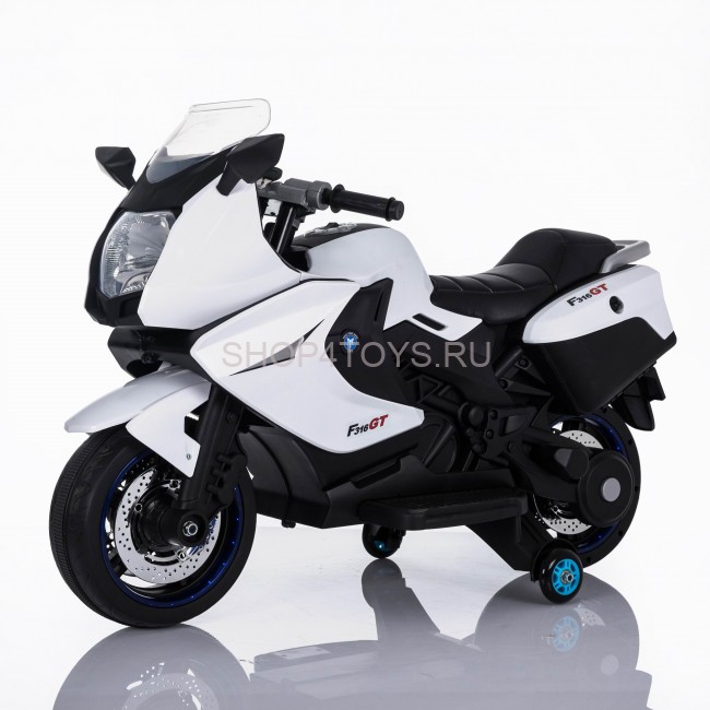 Детский электромобиль мотоцикл BMW K1200GT White 12V - XMX316-WHITE