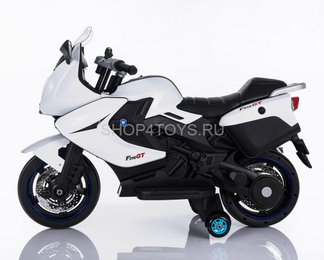 Детский электромобиль мотоцикл BMW K1200GT White 12V - XMX316-WHITE