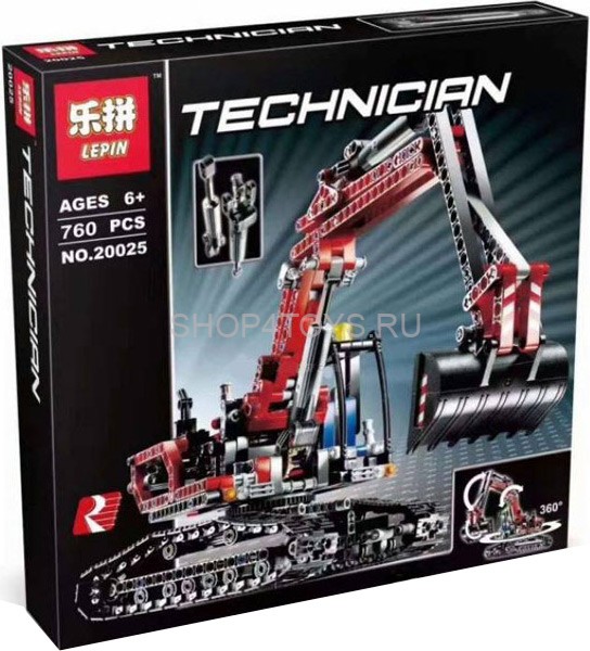 Конструктор King Technics 20025 Экскаватор - Technic 8294 Конструктор King Technics 20025 Экскаватор - Technic 8294