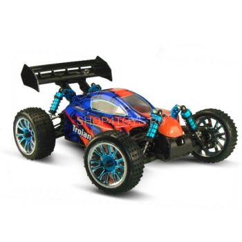 Радиоуправляемая багги HSP Troian TOP 4WD 1:16 - 94185TOP - 2.4G Полноуправляемая полноприводная модель электро багги с двигателем 4811KV.