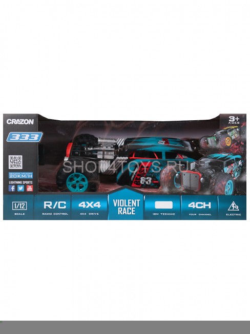 Радиоуправляемая машина CraZon Хот-род 4WD 1:12 - 333-GS19121