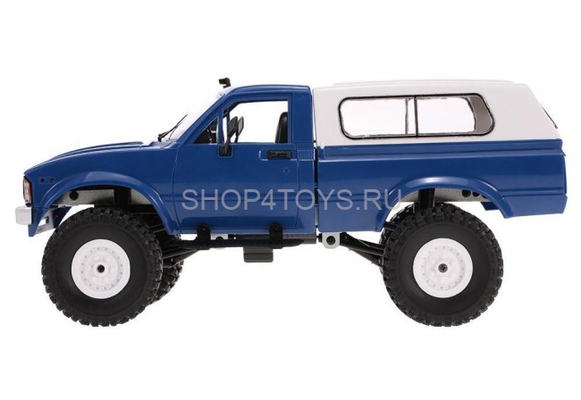 Радиоуправляемая машина WPL пикап Hilux (синий) 4WD 2.4G 1:16 RTR - WPLC-24R-BLUE Радиоуправляемая машина WPL пикап Hilux (синий) 4WD 2.4G 1:16 RTR - WPLC-24R-BLUE