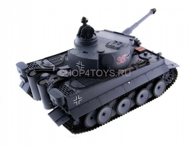 Радиоуправляемый танк Heng Long German Tiger S version V7.0 масштаб 1:16 2.4G - 3818-1-Upg-V7