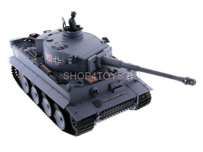 Радиоуправляемый танк Heng Long German Tiger S version V7.0 масштаб 1:16 2.4G - 3818-1-Upg-V7