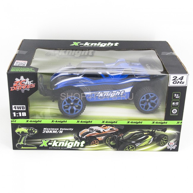 Радиоуправляемая трагги ZC X-Kinght Blue 4WD 1:18 2.4G - 333-GS05B Радиоуправляемая трагги ZC X-Kinght Blue 4WD 1:18 2.4G - 333-GS05B