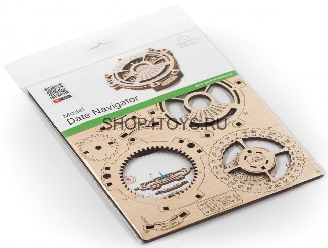 Деревянный 3D пазл Ugears "Навигатор Дат" - 70036 Деревянный 3D пазл Ugears "Навигатор Дат" - 70036