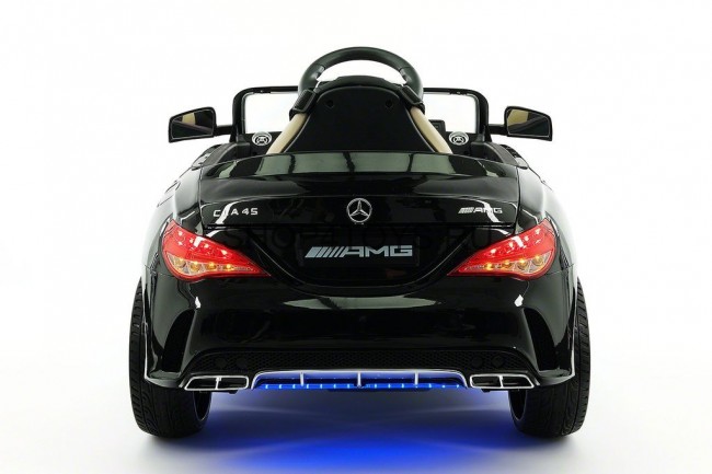 Детский электромобиль Mercedes CLA45 AMG LUXURY Black 12V - SX1538-E