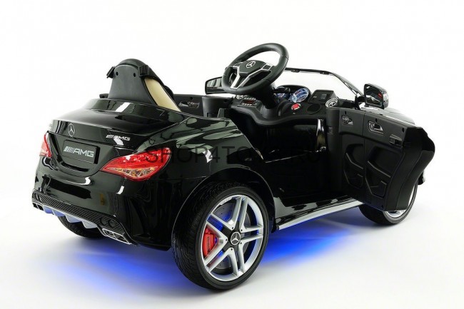 Детский электромобиль Mercedes CLA45 AMG LUXURY Black 12V - SX1538-E