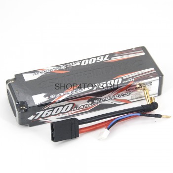 Аккумулятор Sunpadow Li-Po 7.4V 7600 45C S TRX plug - SP-7600-2-45C-S-T Аккумулятор Sunpadow Li-Po 7.4V 7600 45C S TRX plug - SP-7600-2-45C-S-T
