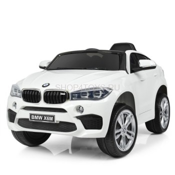 Детский электромобиль BMW X6M White - JJ2199 Детский электромобиль BMW X6M White - JJ2199