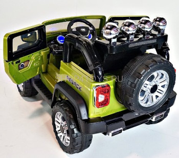 Радиоуправляемый детский электромобиль JJ235A Beach Jeep 12V - JJ235A Радиоуправляемый детский электромобиль Джип 12V - JJ245 с резиновыми колесами - это модель, которая с легкостью затмит седаны и джипы других марок.