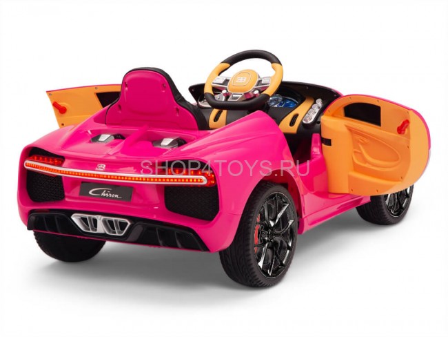 Детский электромобиль Bugatti Chiron 2.4G - Pink - HL318 Детский электромобиль Bugatti Chiron 2.4G - Pink - HL318