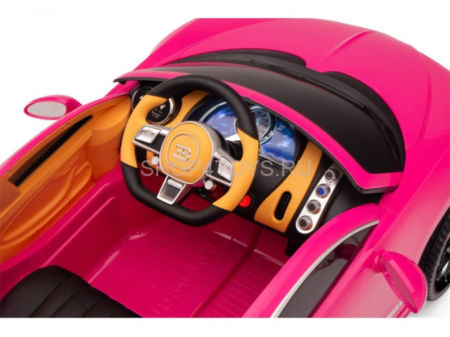 Детский электромобиль Bugatti Chiron 2.4G - Pink - HL318 Детский электромобиль Bugatti Chiron 2.4G - Pink - HL318