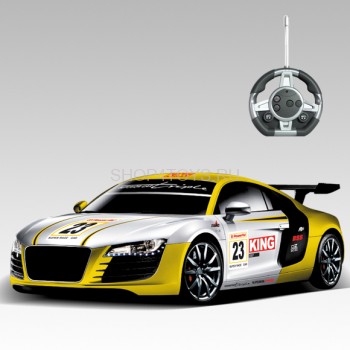 Радиоуправляемый конструктор - автомобиль Audi R8 Sport - 2028-1S04B Это не просто радиоуправляемая игрушка, но и конструктор. В набор конструктора входит 23 детали для сборки 1 автомобиля
