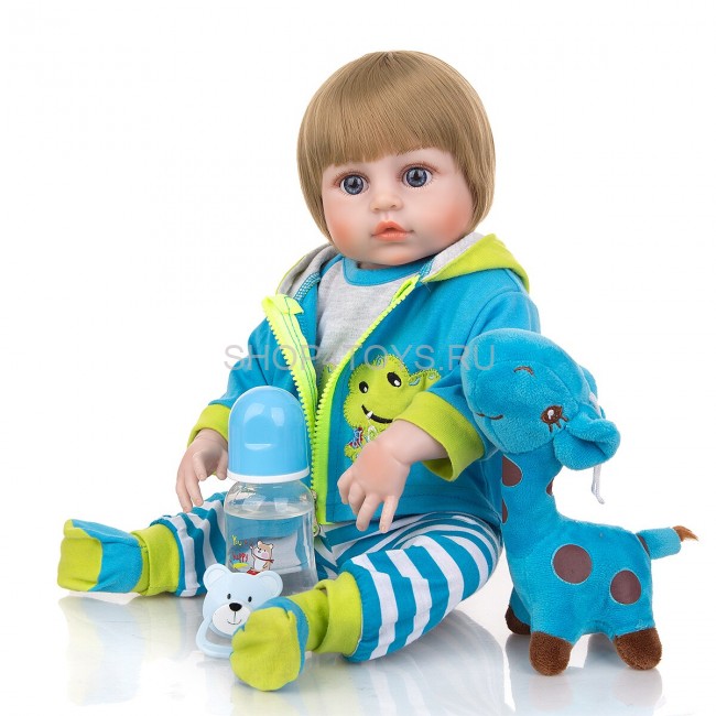 Реборн силиконовый мальчик Сережка
