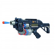 Автомат черный на батарейках с мягкими пулями - G2B Автомат черный на батарейках с мягкими пулями - G2B