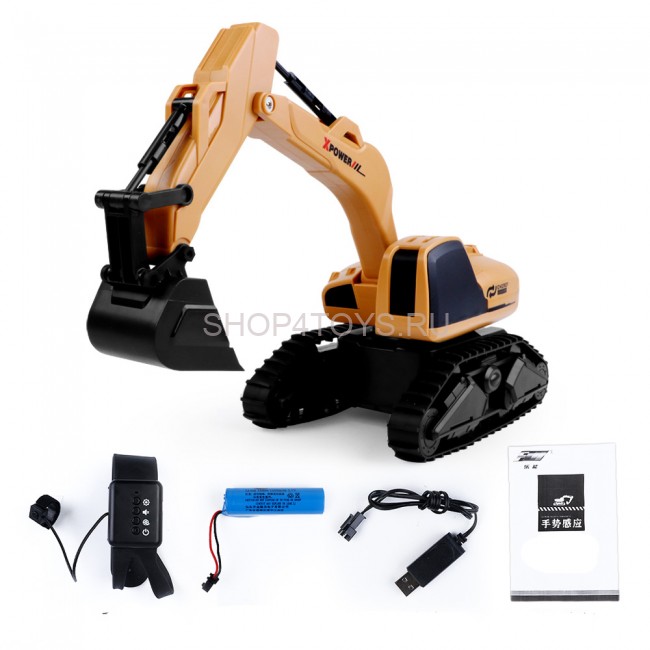 Радиоуправляемый экскаватор Le Neng Toys (пульт часы, акб, звук) - LNT-F4 Радиоуправляемый экскаватор Le Neng Toys (пульт часы, акб, звук) - LNT-F4