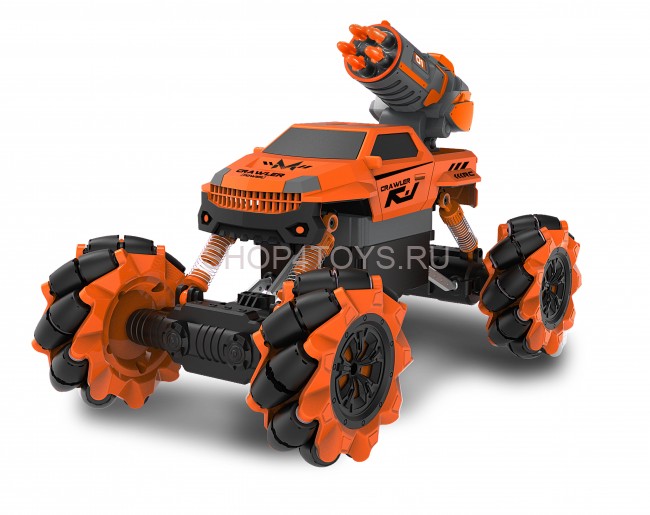 Радиоуправляемый краулер со сменным корпусом (3в1: стреляет водой, стрелами, пузыри) - 338-323