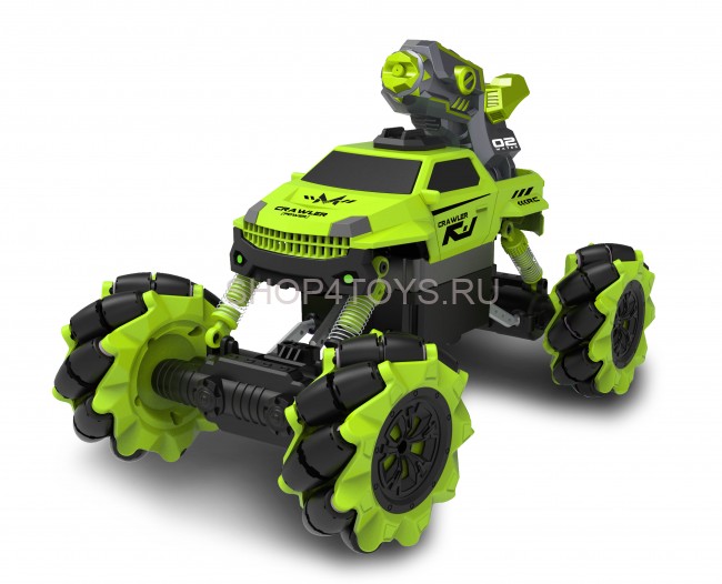 Радиоуправляемый краулер со сменным корпусом (3в1: стреляет водой, стрелами, пузыри) - 338-323