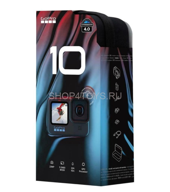 Камера GoPro HERO10 Black - CHDHX-101-RW Камера GoPro HERO10 Black - CHDHX-101-RW