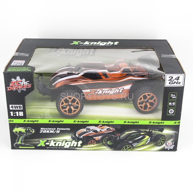 Радиоуправляемая трагги ZC X-Kinght Orange 4WD 1:18 2.4G - 333-GS05B Радиоуправляемая трагги ZC X-Kinght Orange 4WD 1:18 2.4G - 333-GS05B