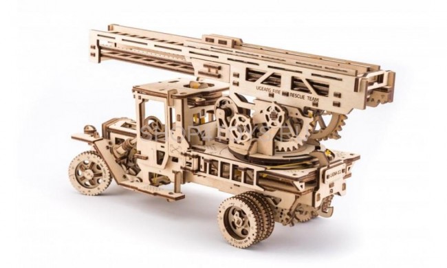 Деревянный 3D конструктор Ugears "Дополнение к грузовику UGM-11" - 70019
