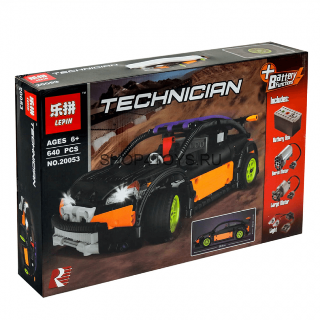 Конструктор King Technics 20053 The Hatchback Type-R - Technic 6604 Конструктор King Technics 20053 The Hatchback Type-R - Technic 6604
