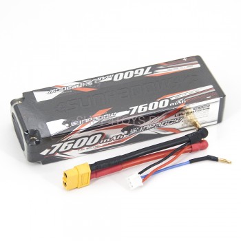 Аккумулятор Sunpadow Li-Po 7.4V 7600 45C S XT60 plug - SP-7600-2-45C-S-X Аккумулятор Sunpadow Li-Po 7.4V 7600 45C S XT60 plug - SP-7600-2-45C-S-X