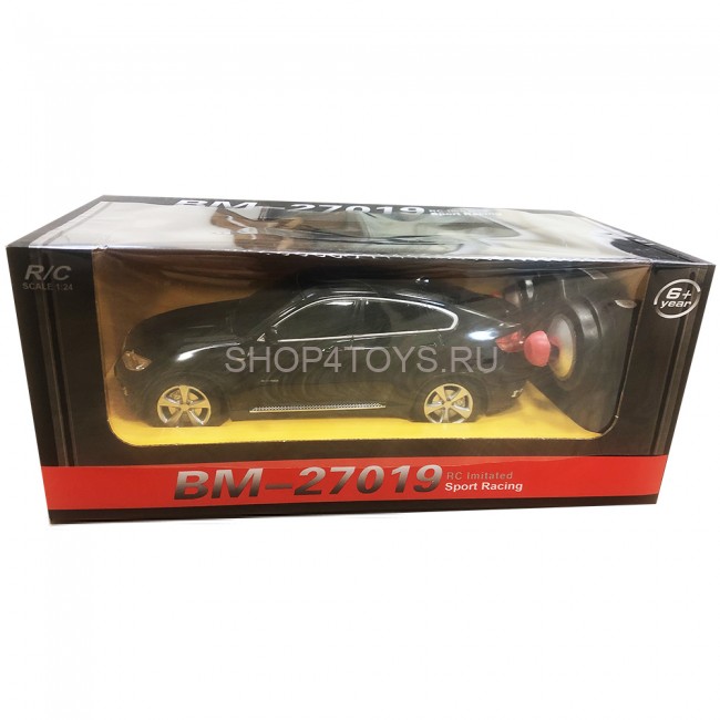 Радиоуправляемая машина BMW X6 Black 1:24 - 27019 Радиоуправляемая машина BMW X6 Black 1:24 - 27019