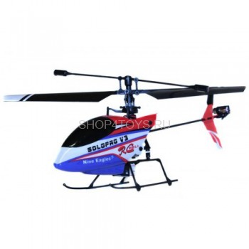 Радиоуправляемый вертолет Nine Eagles Solo Pro V3 260A (RED&amp;BLUE) 2.4 GHz RTF - NE30226024207001 Миниатюрная радиоуправляемая модель вертолета Nine Eagle Solo Pro III (Professional) классической схемы.