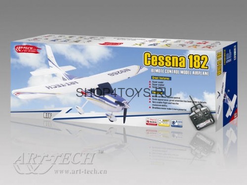 Радиоуправляемый самолет Art-tech Brushless Cessna 182 (400 class EPO) - 2.4G - 21018 Радиоуправляемый самолет Art-tech Brushless Cessna 182 (400 class EPO) - 2.4G - 21018