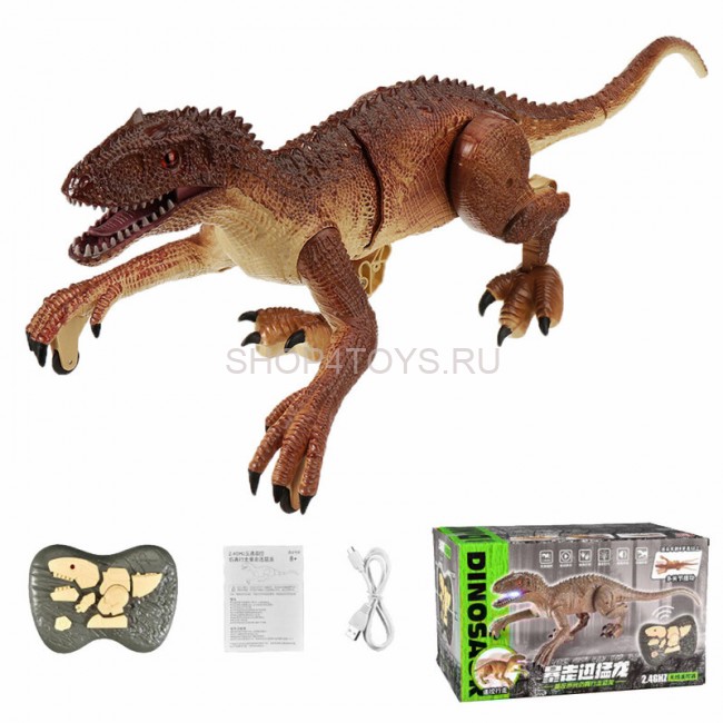 Радиоуправляемый коричневый динозавр Raptor Индоминус Рекс - 3701-2A