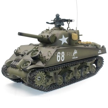 Радиоуправляемый танк Heng Long M4A3 Sherman V7.0 масштаб 1:16 RTR 2.4GHz - 3898-1 V7.0 Радиоуправляемый танк Heng Long M4A3 Sherman V7.0 масштаб 1:16 RTR 2.4GHz - 3898-1 V7.0