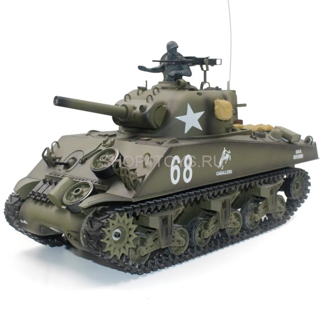 Радиоуправляемый танк Heng Long M4A3 Sherman V7.0 масштаб 1:16 RTR 2.4GHz - 3898-1 V7.0 Радиоуправляемый танк Heng Long M4A3 Sherman V7.0 масштаб 1:16 RTR 2.4GHz - 3898-1 V7.0