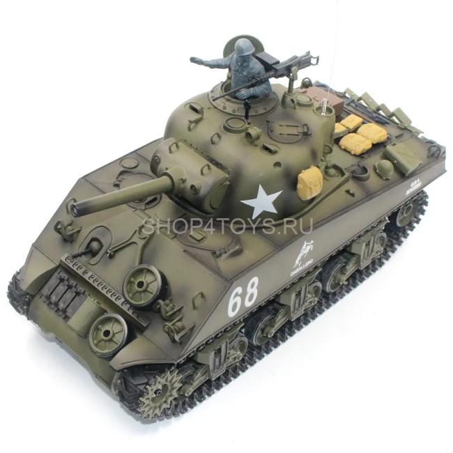 Радиоуправляемый танк Heng Long M4A3 Sherman V7.0 масштаб 1:16 RTR 2.4GHz - 3898-1 V7.0 Радиоуправляемый танк Heng Long M4A3 Sherman V7.0 масштаб 1:16 RTR 2.4GHz - 3898-1 V7.0