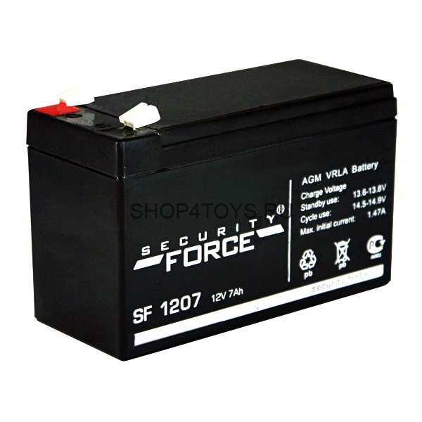 Аккумулятор Security Force 12V7Ah AGM VRLA - SF1207 Аккумулятор Security Force 12V7Ah AGM VRLA - SF1207