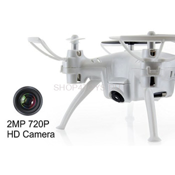 Радиоуправляемый квадрокоптер с камерой Syma X52C Sky Eye 6 axis Gyro 2.4G - SYMA-X52C Радиоуправляемый квадрокоптер с камерой Syma X52C Sky Eye 6 axis Gyro 2.4G - SYMA-X52C - это самый маленький квадрокоптер с камерой от знаменитой компании SYMA!