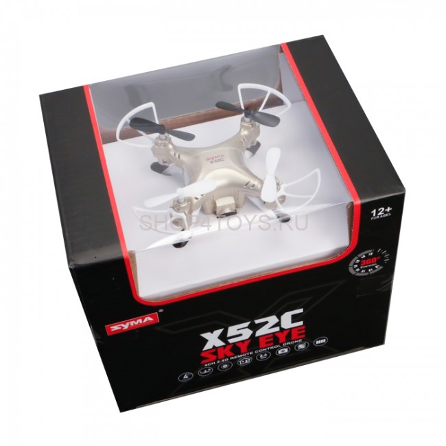 Радиоуправляемый квадрокоптер с камерой Syma X52C Sky Eye 6 axis Gyro 2.4G - SYMA-X52C Радиоуправляемый квадрокоптер с камерой Syma X52C Sky Eye 6 axis Gyro 2.4G - SYMA-X52C