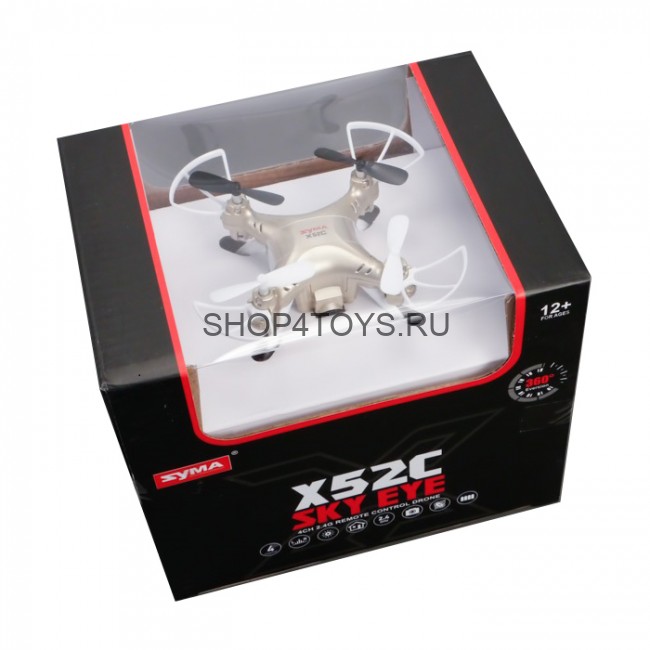 Радиоуправляемый квадрокоптер с камерой Syma X52C Sky Eye 6 axis Gyro 2.4G - SYMA-X52C Радиоуправляемый квадрокоптер с камерой Syma X52C Sky Eye 6 axis Gyro 2.4G - SYMA-X52C