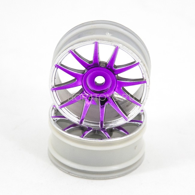 Колесные диски HSP (хром с фиолетовом)  2 шт - 82827PP