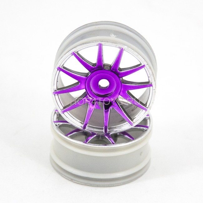 Колесные диски HSP (хром с фиолетовом)  2 шт - 82827PP