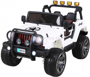 Радиоуправляемый белый джип Wrangler 4WD 2.4G - WXE1688-4-W Радиоуправляемый белый джип Wrangler 4WD 2.4G - WXE1688-4-W