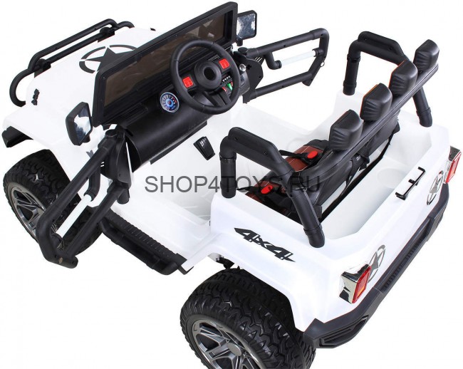 Радиоуправляемый белый джип Wrangler 4WD 2.4G - WXE1688-4-W