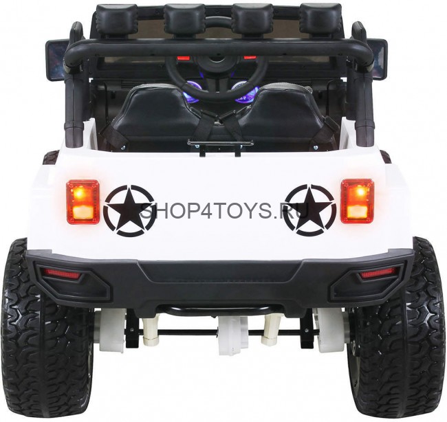 Радиоуправляемый белый джип Wrangler 4WD 2.4G - WXE1688-4-W