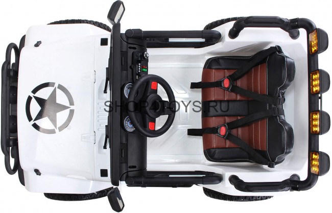 Радиоуправляемый белый джип Wrangler 4WD 2.4G - WXE1688-4-W